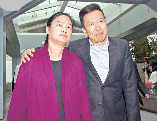 陳振聰與妻子譚妙清