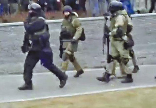 疑似黑水公司雇傭兵現身烏克蘭東部城市