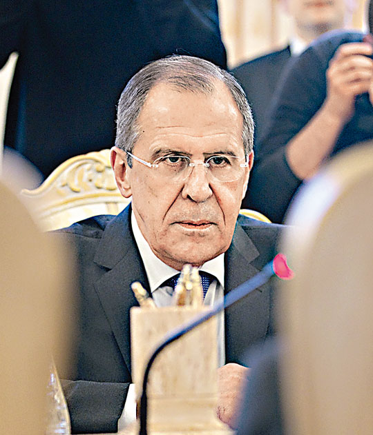 拉夫羅夫暗示或對烏克蘭用武。