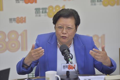 對於特首和問責官員陸續簽名反佔中，全國人大常委范徐麗泰認為無可厚非。