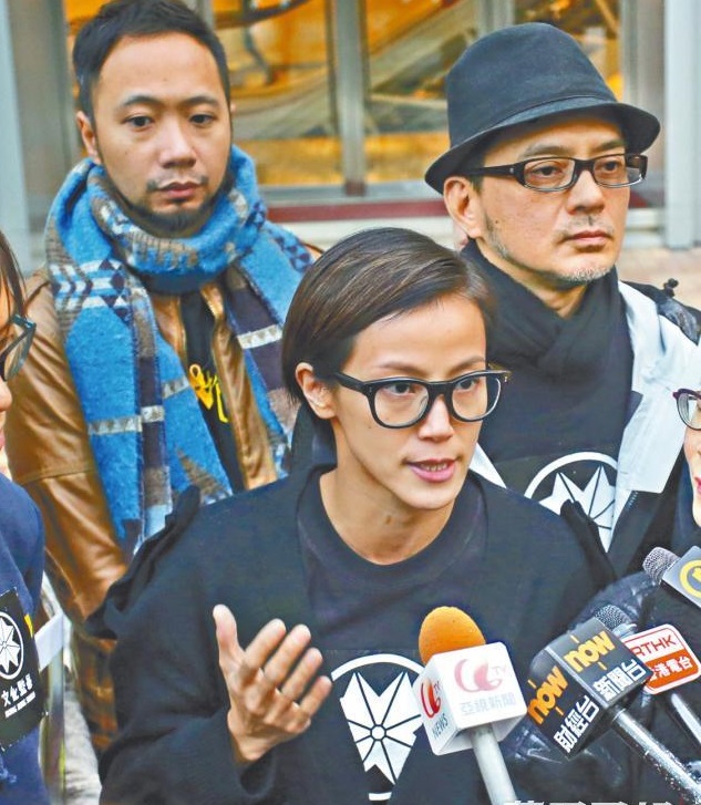 文化監暴成員何韻詩及黃耀明昨向監警會反映警察執法的濫權問題。