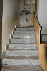 An image taken in November 2011 inside the compound in Pakistan where Osama bin Laden was killed.