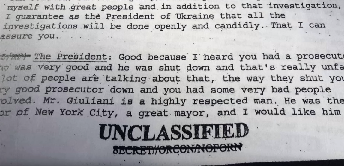 白宮公開談話紀錄